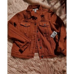 Burnt Orange Jean jacket